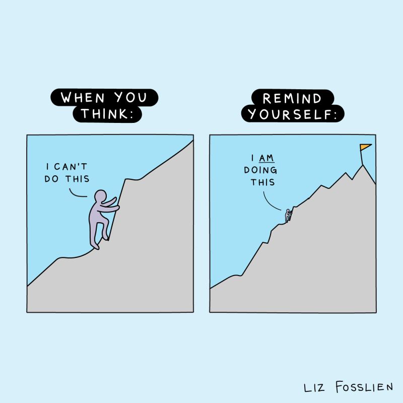 The first step in the ascent