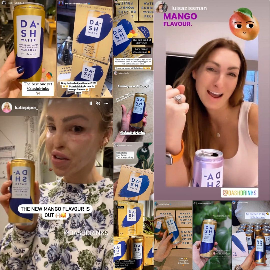 Influencers loving DASH