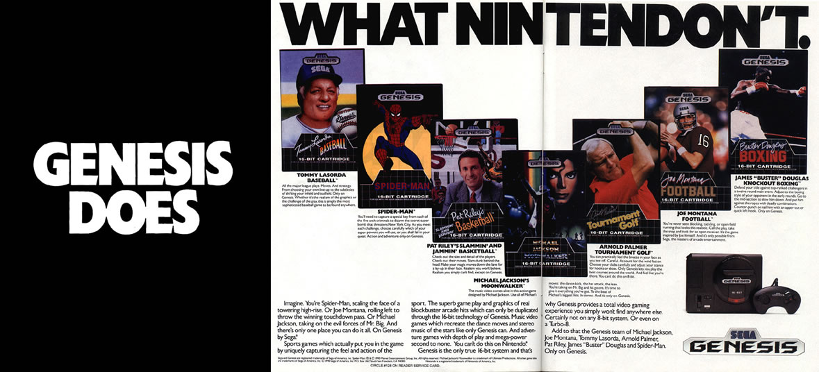 Genesis does what Nintendon’t