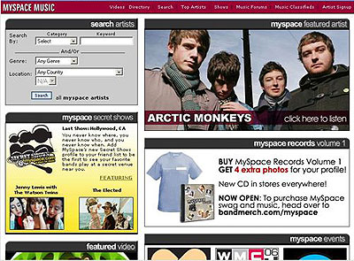 Arctic Monkeys - MySpace